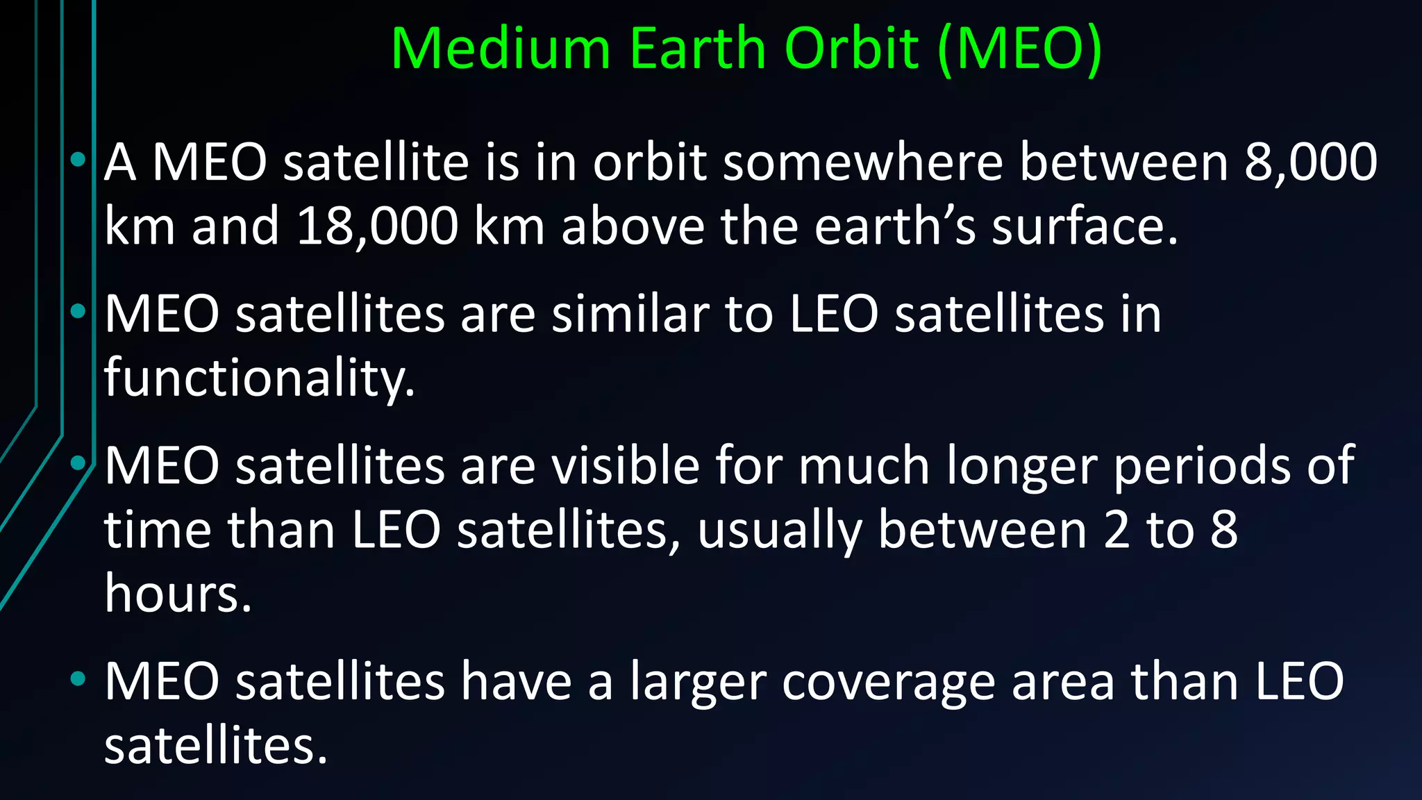 Satellite orbits | PPTX