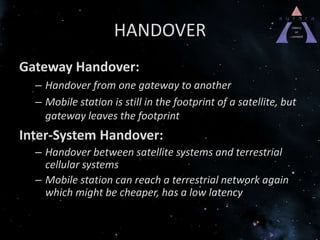 System Hand Over Satellite systems in communication | PPTX