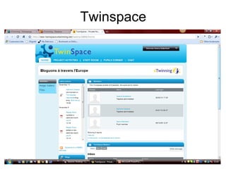 Twinspace
• Similar to VLE
 
