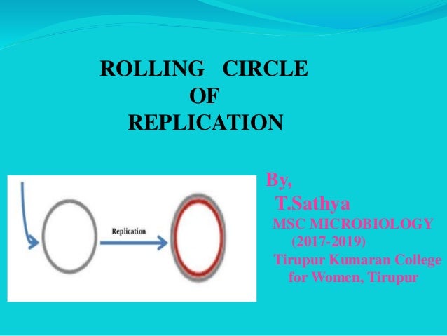 Rolling Circle Replication Ppt