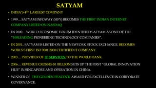 Sathyam scam