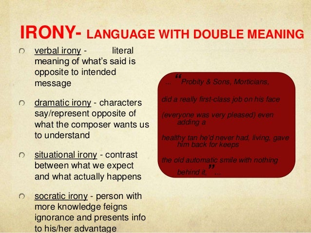 What Are The 4 Types Of Satire - slide share