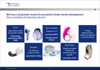 Satisfying us and eu human factors requirements for inhaler devices | PPT