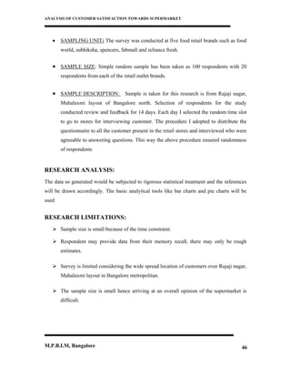 Satish musti 04-customer satisfaction towards supermarket | PDF