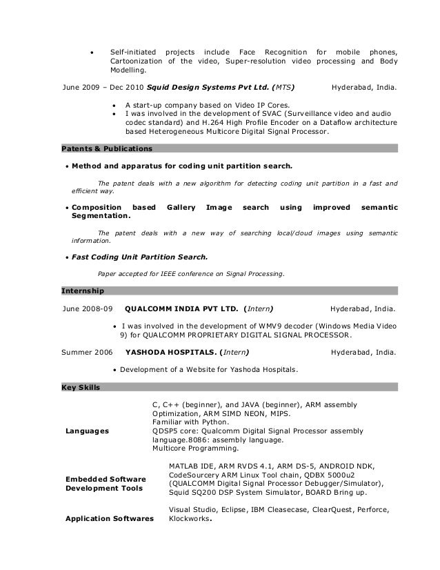satish resume