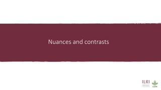 The future of sustainable livestock systems in low- and middle-income countries