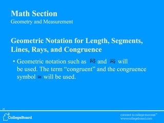 Sat math overview from college board | PPTX