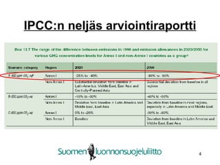 IPCC:n neljäs arviointiraportti 