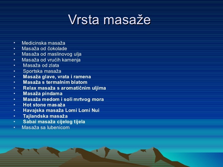 Video zapisi o masaži za odrasle