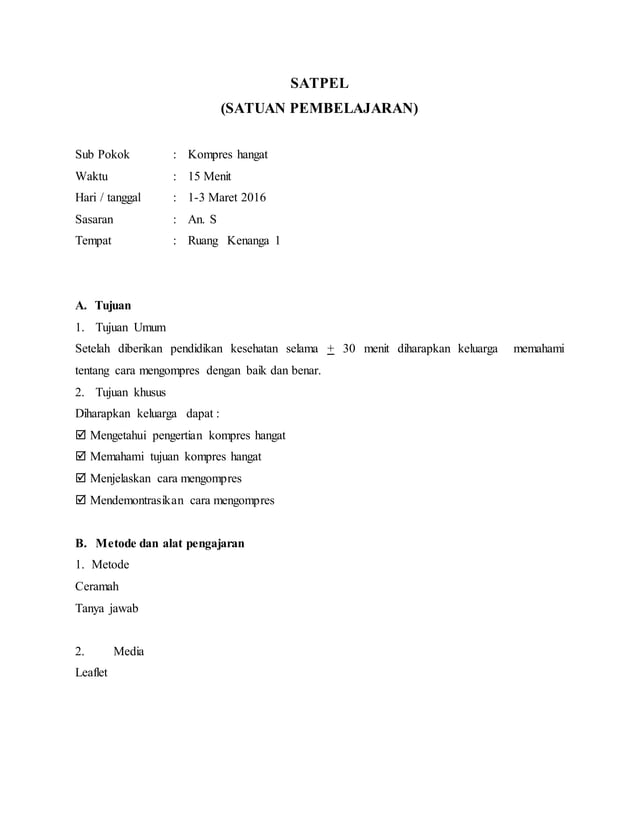 Satpel kompres air hangat pdf