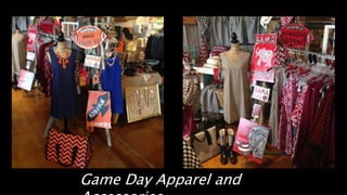 Game Day Apparel and
 