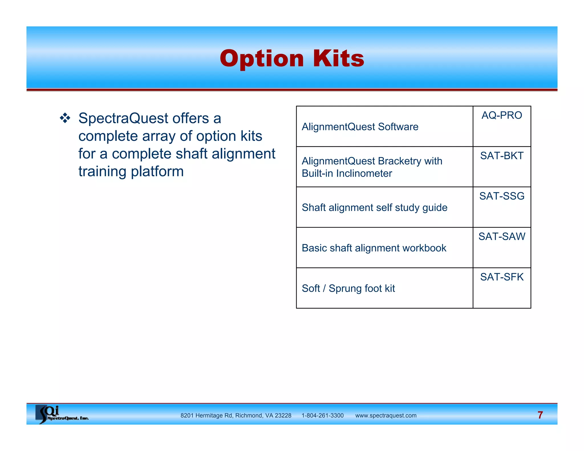 Shaft Alignment Trainer [SAT] presentation | PDF