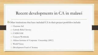 Conservation Agriculture in Malawi | PDF