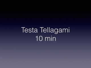 Testa Tellagami
10 min
 