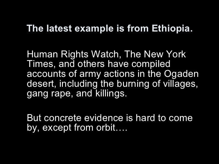 Satellites and Human Rights Slide 3