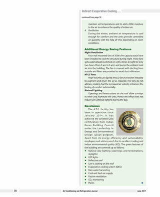 Indirect evaporative cooling in contemporary HVAC design | PDF