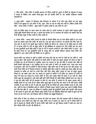130
2. Ë±ÉMÉ ¶É®úÒ®ú - Ë±ÉMÉ ¶É®úÒ®ú ¨Éå ºÉ¨ÉÉÊvÉ Eò±{ÉxÉÉ {É®ú ÊxÉ¦ÉÇ®ú Eò®úiÉÒ ½èþ* nÚùºÉ®äú ºÉä iÉÒºÉ®äú Eäò ºÉÆGò¨ÉhÉ ¨Éå xÉEò±É
´É +ºÉ±É Eäò Ê¨ÉÊ¸ÉiÉ ¦ÉÉ´É +lÉÉÇiÉ Ê¨É±ÉÉ-VÉÖ±ÉÉ ¦ÉÉ´É ½þÒ ºÉ¨ÉÉÊvÉ ½þÉäiÉÒ ½èþ* ªÉ½þ ºÉ¨ÉÉÊvÉ ºÉÊ´ÉEò±{É ºÉ¨ÉÉÊvÉ
Eò½þ±ÉÉiÉÒ ½èþ*
3. ºÉÚI¨É ¶É®úÒ®ú - ºÉÉEòÉ®ú ºÉä ÊxÉ®úÉEòÉ®ú iÉlÉÉ ÊxÉ®úÉEòÉ®ú ºÉä ºÉÉEòÉ®ú ¨Éå ±Éä VÉÉxÉä iÉlÉÉ ±ÉÉè]õxÉä EòÉ uùÉ®ú ºÉÚI¨É
¶É®úÒ®ú ºÉä ½þÒ JÉÖ±ÉiÉÉ ½éþ* <ºÉ ¶É®úÒ®ú ¨Éå |Éä¨É, PÉÞhÉÉ, GòÉävÉ ªÉÉ ¦ÉªÉ EòÉ EòÉä<Ç ¦ÉÉ´É xÉ½þÓ ½èþ* ±ÉäÊEòxÉ <xÉEòÒ iÉ®ÆúMÉå
SÉÉèlÉä - ¨ÉÉxÉºÉ ¶É®úÒ®ú ºÉä iÉÒºÉ®äú - ºÉÚI¨É ¶É®úÒ®ú ¨Éå +´É¶ªÉ +ÉiÉÒ ½éþ* <ºÉ ¶É®úÒ®ú Eäò VÉÉMÉ
VÉÉxÉä {É®ú Ê´É¶Éä¹É |ÉEòÉ®ú Eäò +É¦ÉÉ ¨ÉÆb÷±É EòÉ nù¶ÉÇxÉ ½þÉäiÉÉ ½èþ* <ºÉ¨Éå {É®ú¨ÉÉi¨ÉÉ ºÉä VÉÖc÷xÉä ´ÉÉ±ÉÒ ºÉÉªÉÖVªÉ ¨ÉÖÊHò
(BäºÉÒ ¨ÉÖÊHò ÊVÉºÉ¨Éå Ê¨É±ÉxÉä EòÉä ¤ÉÉnù xÉ +Éi¨ÉÉ EòÒ {É½þSÉÉxÉ ®ú½åþ xÉÉ {É®ú¨ÉÉi¨ÉÉ EòÒ {É½þSÉÉxÉ ®ú½åþ +lÉÉÇiÉ VÉèºÉä BEò
{ÉÉxÉÒ EòÒ ¤ÉÚÄnù ºÉ¨ÉÖpù ¨Éå Ê¨É±É VÉÉiÉÒ ½èþ) Ê¨É±É VÉÉiÉÒ ½èþ*
4. ¨ÉÉxÉºÉ ¶É®úÒ®ú - ¨ÉÉxÉºÉ ¶É®úÒ®ú º´É{xÉÉå EòÉ ¶É®úÒ®ú ½èþ ÊVÉºÉ¨Éå Ê´É¶Éä¹É °ü{É ºÉä ¨ÉxÉxÉ ÊGòªÉÉ ½þÉäiÉÒ ½èþ* <xÉ ¨ÉxÉxÉ
>ðVÉÉÇ EòÉ +Énäù¶É {É½þ±Éä iÉÒxÉ ¶É®úÒ®ú ¦ÉÒ ¨ÉÉxÉiÉä ½éþ* VÉ¤É +É{É GòÉävÉ ¨Éå ½þÉäiÉä ½èþ* iÉÉä +É{ÉEäò nùÉÄiÉ Ê¦ÉSÉ VÉÉiÉä ½éþ*
+É{É IÉ¨ÉÉ ¨Éå +ÉiÉä ½èþ iÉÉä ¨ÉÖ]Âõ`öÒ JÉÖ±É VÉÉiÉÒ ½èþ* ÊEòºÉÒ EòÉä b÷ÉÄ]õxÉÉ ½þÉä, iÉÉc÷xÉÉ ½þÉä iÉÉä +ÉÄJÉå ±ÉÉ±É ½þÉä VÉÉiÉÒ
½éþ* ªÉä ¨ÉÉxÉºÉ ¶É®úÒ®ú Eäò ¦ÉÉ´É ºÉä ºlÉÚ±É ¶É®úÒ®ú ¨Éå ½Öþ<Ç |ÉÊiÉÊGòªÉÉ Eäò =nùÉ½þ®úhÉ ½éþ* iÉÒxÉ ¶É®úÒ®úÉå EòÉä {ÉÉ®ú Eò®úxÉä
Eäò ¤ÉÉnù EÖÆòb÷Ê±ÉxÉÒ >ðVÉÉÇ SÉÉèlÉä ¶É®úÒ®ú ¨Éå {ÉÖÆVÉ Eäò °ü{É ¨Éå ¤Énù±ÉxÉä ±ÉMÉiÉÒ ½èþ* +Éè®ú {ÉÉÄSÉ´Éå ¶É®úÒ®ú ¨Éå >ðVÉÉÇ - {ÉÖÆVÉ
½þÒ |É´Éä¶É Eò®úiÉÉ ½èþ* <ºÉ EÖÆòb÷Ê±ÉxÉÒ >ðVÉÉÇ Eäò VÉÉMÉÞiÉ ½þÉäxÉä {É®ú <ºÉEòÒ ºÉÆ´ÉänùxÉÉ +É¦ÉÉºÉ ºÉÉiÉÉå ¶É®úÒ®ú iÉEò
{É½ÖÄþSÉiÉÒ ½èþ* +iÉ& ºÉÉiÉÉå ¶É®úÒ®ú EòÒ ÎºlÉÊiÉ ¨ÉxÉ ºÉä VÉÖc÷Ò ½èþ*
¨ÉÉxÉºÉ ¶É®úÒ®ú BEò SÉÉè®úÉ½þÉ ½èþ VÉ½þÉÄ ºÉä nùÉÊ½þxÉä º´ÉMÉÇ iÉlÉÉ ¤ÉÉÆªÉä xÉEÇò EòÉ ¨ÉÉMÉÇ ½èþ* BäºÉÒ ªÉ½þ näù´É ªÉÉäÊxÉ ½èþ, VÉ½þÉÄ
>ð¤Éä iÉÉä ±ÉÉè]äõ* ªÉÊnù ´ÉÉºÉxÉÉ xÉ½þÓ ®ú½þiÉÒ ½èþ iÉÉä {ÉÉÆSÉ´Éå ¶É®úÒ®ú ¨Éå SÉgåøMÉä <ºÉ |ÉEòÉ®ú +É{ÉEòÉ ¨ÉxÉ ¤ÉÆvÉxÉ ªÉÉ ¨ÉÉäIÉ ¨Éå
ºÉä ÊEòºÉÒ BEò EòÉä ½þÒ Ênù±ÉÉiÉÉ ½èþ* <ºÉÊ±ÉB +{ÉxÉÉ ¨ÉxÉ ¦ÉMÉ´ÉÉxÉ ªÉÉ MÉÖ¯û EòÒ ¦ÉÊHò ¨Éå ±ÉMÉÉ+Éä +Éè®ú ¦ÉÊHò ¦ÉÒ
EèòºÉÒ ÊVÉºÉ¨Éå EòÉä<Ç <SUôÉ xÉ ½þÉä* <ºÉÊ±ÉB MÉÖ¯û Eäò ¨ÉÉMÉÇ nù¶ÉÇxÉ ¨Éå SÉ±ÉÉä* VÉÉä +É{ÉEòÉä º´ÉMÉÇ, xÉ®úEò iÉlÉÉ >ð¤ÉxÉä
ºÉä ¤ÉSÉÉBMÉÉ* +Éè®ú +ÉMÉä Eäò ¶É®úÒ®úÉå ¨Éå |É´Éä¶É Eò®úÉBMÉÉ* SÉÉèlÉä ¶É®úÒ®ú iÉEò ¨Éé EòÉèxÉ ½ÚÄþ EòÉ {ÉiÉÉ xÉ½þÓ SÉ±ÉiÉÉ* ªÉ½þ
¶É®úÒ®ú Ênù´ªÉ ªÉÉäÊxÉ EòÉ ½èþ ÊVÉºÉ¨Éå {É®ú¨ÉÉi¨ÉÉ ºÉä ºÉÉ¨ÉÒ{ªÉ ¨ÉÖÊHò Ê¨É±É VÉÉiÉÒ ½èþ* +lÉÉÇiÉ <ºÉ |ÉEòÉ®ú ¨ÉÖÊHò EòÒ +É{É
{É®ú¨ÉÉi¨ÉÉ Eäò Fò®úÒ¤É +É VÉÉiÉä ½éþ* =xÉºÉä Ê¨É±É xÉ½þÓ {ÉÉiÉä* SÉÉèlÉÉ ¶É®úÒ®ú VÉÉMÉÞiÉ ½þÉä VÉÉB iÉÉä +xÉÚ`äö +xÉÖ¦É´É
Ê¨É±ÉiÉä ½éþ* ´É½þ ºÉ¤ÉEäò +ÆiÉ®ú ¦ÉÉ´É {Égø ºÉEòiÉÉ ½èþ* nÚùºÉ®úÉå Eäò ¶É®úÒ®úÉå ¨Éå ¦ÉÒ |É´Éä¶É Eò®ú ºÉEòiÉÉ ½èþ* ¶É®úÒ®ú Eäò
¤ÉÉ½þ®ú ¦ÉÒ ªÉÉjÉÉ Eò®ú ºÉEòiÉÉ ½èþ* ¨ÉÉxÉºÉ ¶É®úÒ®ú ¨Éå ±ÉÉ¦É iÉlÉÉ =ºÉEäò vÉÉäJÉä ¦ÉÒ {ÉEòc÷ ¨Éå +É VÉÉiÉä ½èþ* SÉÉèlÉÉ
¶É®úÒ®ú ¤É½ÖþiÉ ½þÒ ¨É½þi´É{ÉÚhÉÇ ½èþ* ªÉÊnù EòÉä<Ç @ñÊ¹É ¨ÉÖÊxÉ ªÉÉäMÉÒ ÊVÉiÉxÉÒ ¦ÉÒ @ñÊrù ÊºÉÊrù ¶ÉÊHòªÉÉÄ |ÉÉ{iÉ Eò®ú ±ÉäiÉÉ ½èþ
´Éä ºÉ¤É <ºÉ SÉÉèlÉä ¶É®úÒ®ú EòÒ ½þÒ ´ªÉ´ÉºlÉÉ ºÉä {ÉÉiÉÉ ½èþ* <ºÉ ¶É®úÒ®ú ¨Éå ¦É]õEòxÉä Eäò ¦ÉÒ WªÉÉnùÉ +ÉºÉÉ®ú ½þÉäiÉä ½èþ
CªÉÉåÊEò <ºÉ¨Éå ¨ÉxÉ EòÉ ®úÉVªÉ ¦ÉÒ ½èþ* SÉÉèlÉÉ ¶É®úÒ®ú ¤É½ÖþiÉ ºÉÚI¨É ½èþ <ºÉ Ê±ÉB ªÉ½þ {ÉEòc÷ ¨Éå ¦ÉÒ xÉ½þÓ +ÉiÉÉ* ¨É½þÌ¹É
®úVÉxÉÒ¶É iÉÉä <ºÉ ¶É®úÒ®ú Eäò ¤ÉÉ®äú ¨Éå ªÉ½þÉÄ iÉEò Eò½þiÉä ½èþ ÊEò ªÉ½þ ÎºjÉªÉÉå EòÉä WªÉÉnùÉ |É¦ÉÉÊ´ÉiÉ Eò®úiÉÉ ½èþ +Éè®ú ºÉ¦ÉÒ
vÉ¨ÉÇ, xÉÉÊ¦É Eäò Eåòpù ºÉä Ê´ÉEòÊºÉiÉ ½þÉäiÉä ½èþ* ¨ÉÆÊnù®úÉå ¨Éå ÎºjÉªÉÉÄ WªÉÉnùÉ VÉÉiÉÒ ½èþ {ÉÖ¯û¹É Eò¨É VÉÉiÉä ½éþ CªÉÉåÊEò ÎºjÉªÉÉå
EòÉ xÉÉÊ¦É Eåòpù IÉÒhÉ ½èþ, {ÉÖ¯û¹É EòÉ ¤ÉÊ±É¹`ö ½èþ* <ºÉÊ±ÉB {ÉÖ¯û¹ÉÉå EòÒ EÖÆòb÷Ê±ÉxÉÒ VÉ±nùÒ xÉ½þÓ VÉÉMÉiÉÒ* ªÉ½þÒ EòÉ®úhÉ
½èþ ÊEò ºÉiºÉÆMÉ ¨Éå {ÉÖ¯û¹É Eò¨É +Éè®ú ÎºjÉªÉÉÄ WªÉÉnùÉ ½þÉäiÉÒ ½éþ vÉ¨ÉÇ EòÉä MÉÊiÉ¶ÉÒ±É ÎºjÉªÉÉÄ ½þÒ ®úJÉiÉÒ ½éþ {ÉÖ¯û¹É vÉ¨ÉÇ EòÒ
®úSÉxÉÉ iÉÉä Eò®ú näùMÉÉ ¨ÉMÉ®ú =ºÉä ÊxÉ¦ÉÉiÉÉ xÉ½þÓ ½èþ* ÎºjÉªÉÉÄ =ºÉä ¤ÉJÉÚ¤ÉÒ ÊxÉ¦ÉÉiÉÒ ½éþ*
SÉÉèlÉä ¶É®úÒ®ú ¨Éå Ê±ÉB MÉB ºÉÆEò±{É ªÉÉ Eò±{ÉxÉÉ ¦ÉÒ nùÉäxÉÉå EòÉä ºÉÉEòÉ®ú ½þÉäxÉä EòÒ ´ªÉ´ÉºlÉÉ ½þÉäiÉÒ ½èþ ÊVÉºÉEäò uùÉ®úÉ
´É½þ ºÉÆEò±{É +xªÉ ¶É®úÒ®úÉå iÉEò {É½ÖÄþSÉ Eò®ú ºlÉÚ±É ¶É®úÒ®ú iÉEò ¨Éå ºÉÉEòÉ®ú ½þÉä VÉÉiÉÉ ½èþ* +¤É ¨Éå {ÉÉÄSÉ´Éå ¶É®úÒ®ú Eäò
¤ÉÉ®äú ¨Éå ¤ÉiÉÉiÉÉ ½ÚÄþ* {ÉÉÄSÉ´ÉÉÄ ¶É®úÒ®ú ½èþ EòÉ®úhÉ ¶É®úÒ®ú SÉÉèlÉä ¶É®úÒ®ú EòÉ {ÉÚhÉÇ Ê´ÉEòÉºÉ ±ÉÉJÉÉä ¨Éå EòÉä<Ç Eò®ú {ÉÉiÉÉ ½èþ*
Ê¡ò®ú {ÉÉÄSÉ´ÉÉÄ ¶É®úÒ®ú iÉÉä +Éè®ú ¦ÉÒ FòÒ¨ÉiÉÒ ½èþ*
 