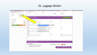 Ex. Luggage Section
 