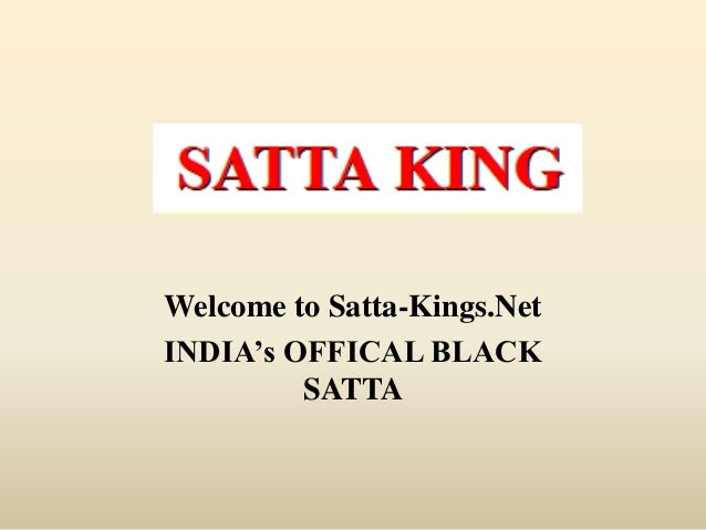 Satta King Black Satta Bazar