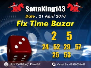 KALYAN JODI AND SINGLE FIX GAME | SATTA MATKA | PPT