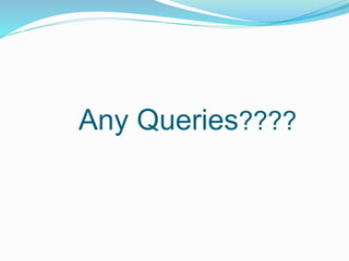 Any Queries????
 