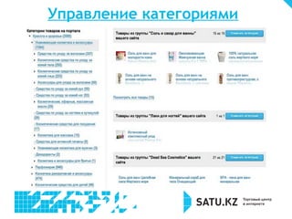 Управление категориями 
12% 31% 
 