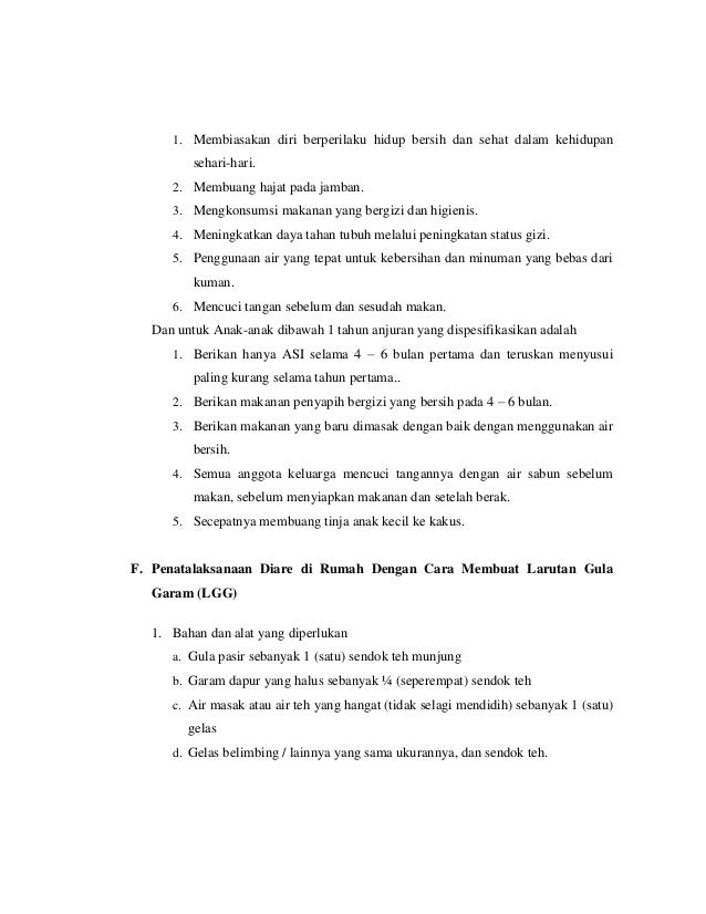 Satuan acara penyuluhan diare
