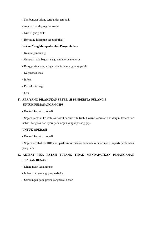 Satuan acara penyuluhan fraktur