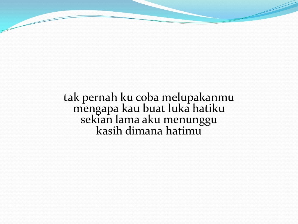 Satu Lagu Beberapa Slide Pptx