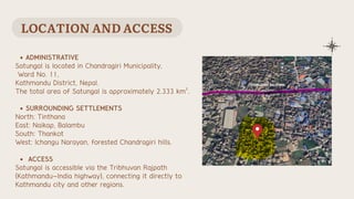 Tribhuvan Rajpath satungal settlement study by student of Kathmandu University | PDF