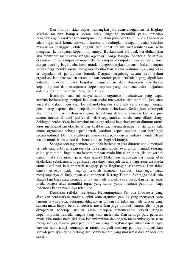 Essay mengenai kepemimpinan 08 picture