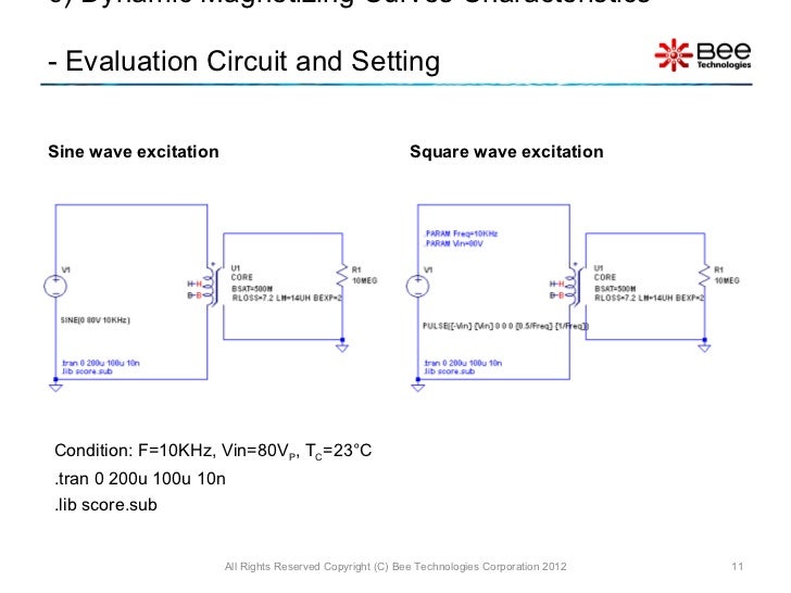 Simple Model of Transformer using LTspice