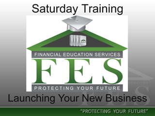 Launching Your New Business Saturday Training 