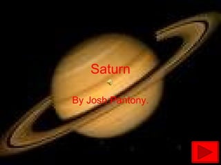 Saturn By Josh Pantony. 