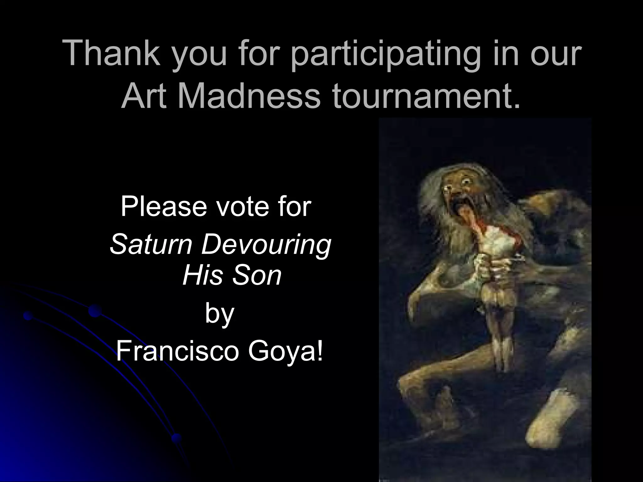 Saturn devouring his son | PPT