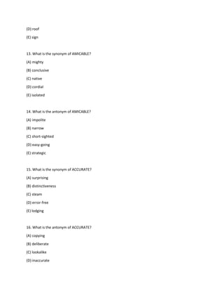 Sat Vocabulary Flashcards Printable