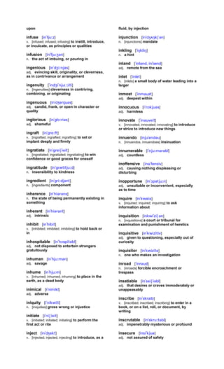 Inscrutable Write Sat vocabulary vocabuly | PDF