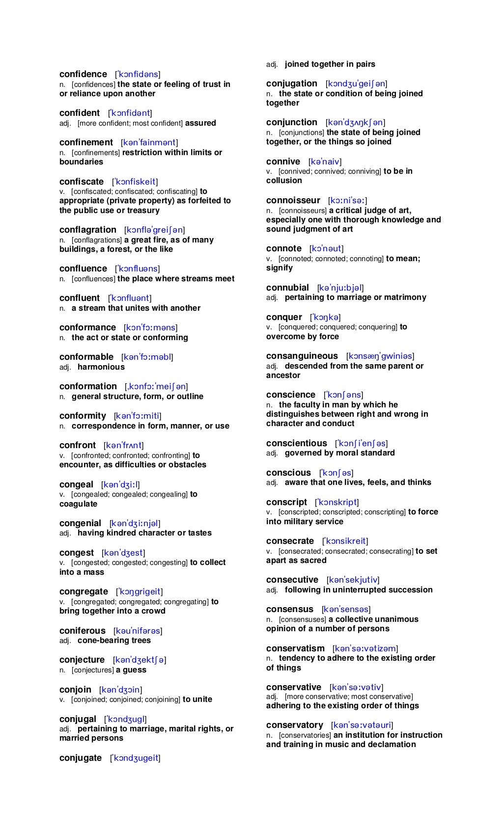 Sat vocabulary vocabuly