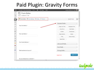 Paid Plugin: Gravity Forms

 
