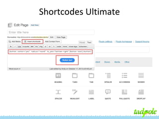Shortcodes Ultimate

 