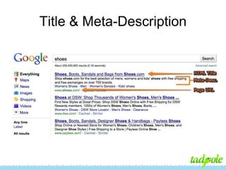 Title & Meta-Description

 