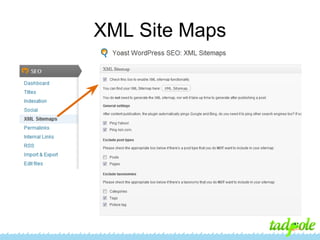 XML Site Maps

 