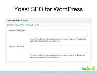 Yoast SEO for WordPress

 