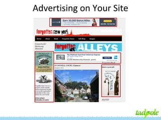 Advertising on Your Site

 