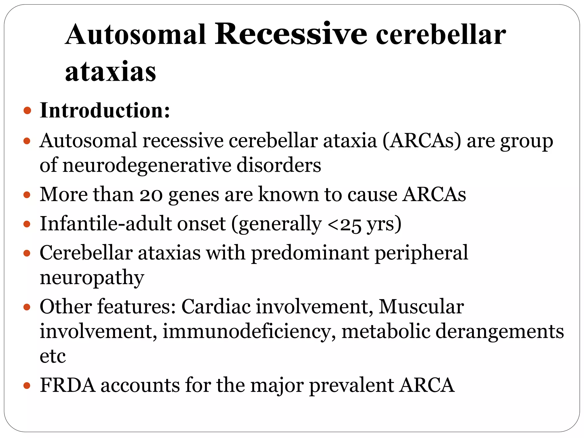 Approach to a case of ataxia | PPTX