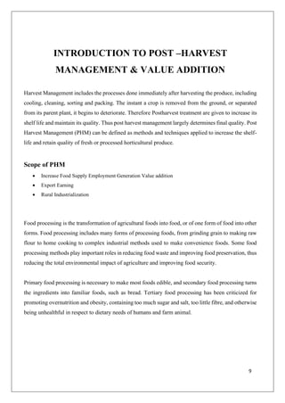 Comprehensive Guide to Post Harvest Management and Value Addition of ...