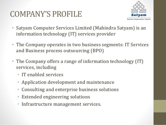 corporate governance issues of satyam computer services limited corporate governance issues of satyam computer services limited