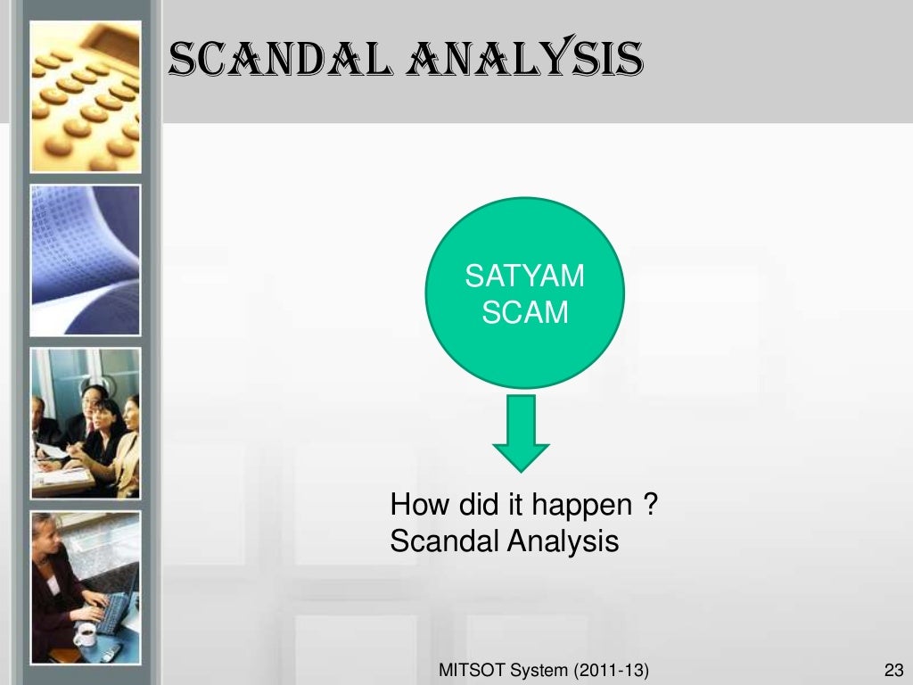 case study satyam scandal ppt