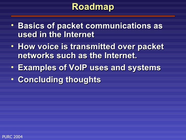 VOICE OVER INTERNET PROTOCOL