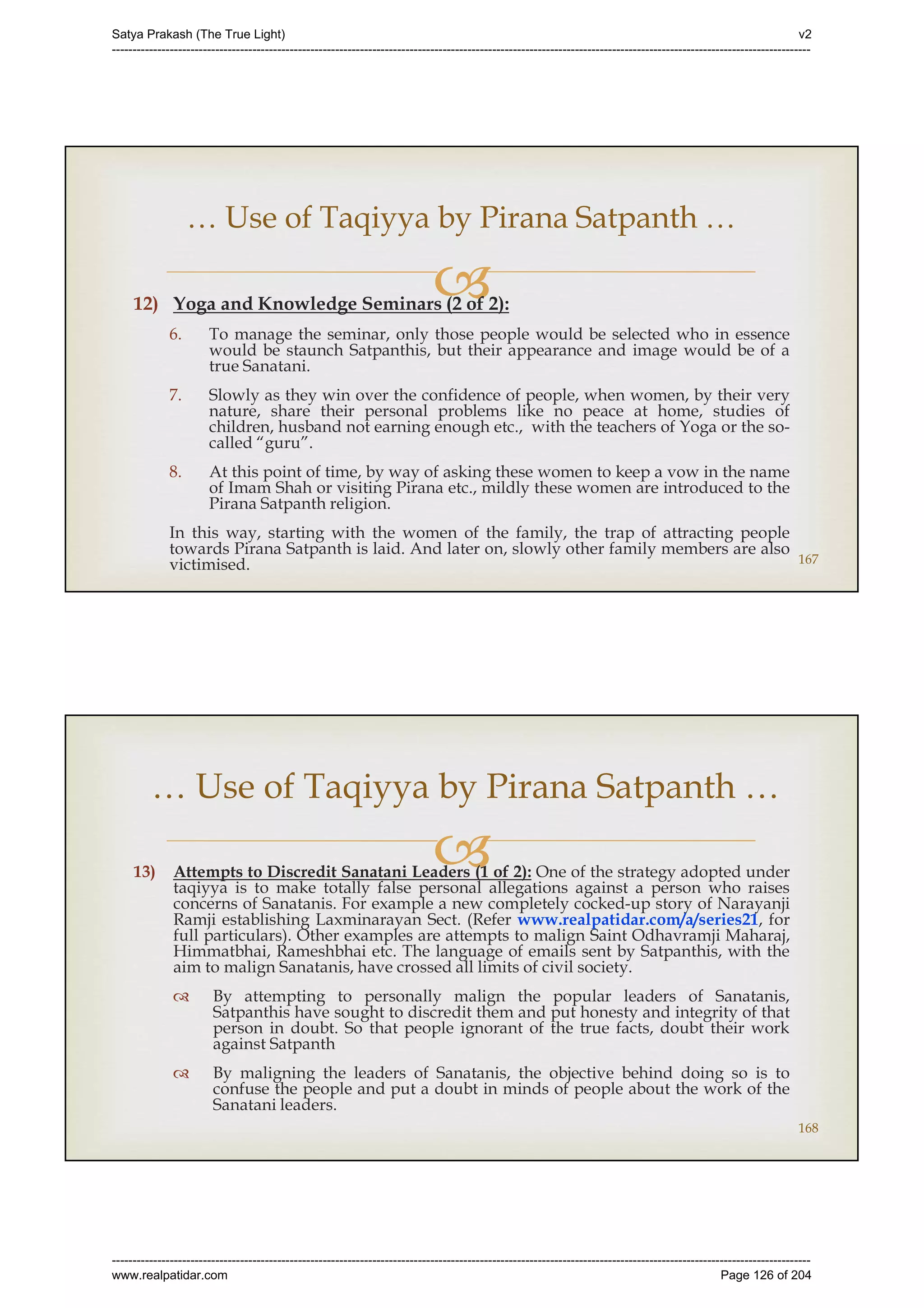 Series 40 -Satya Prakash - The True Light - History of Pirana Satpanth -in English